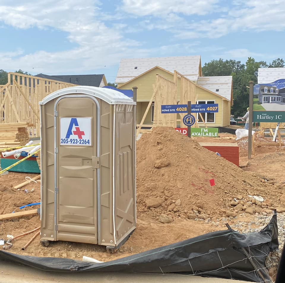 Portable restrooms and luxury trailers by A Plus Portable Restrooms