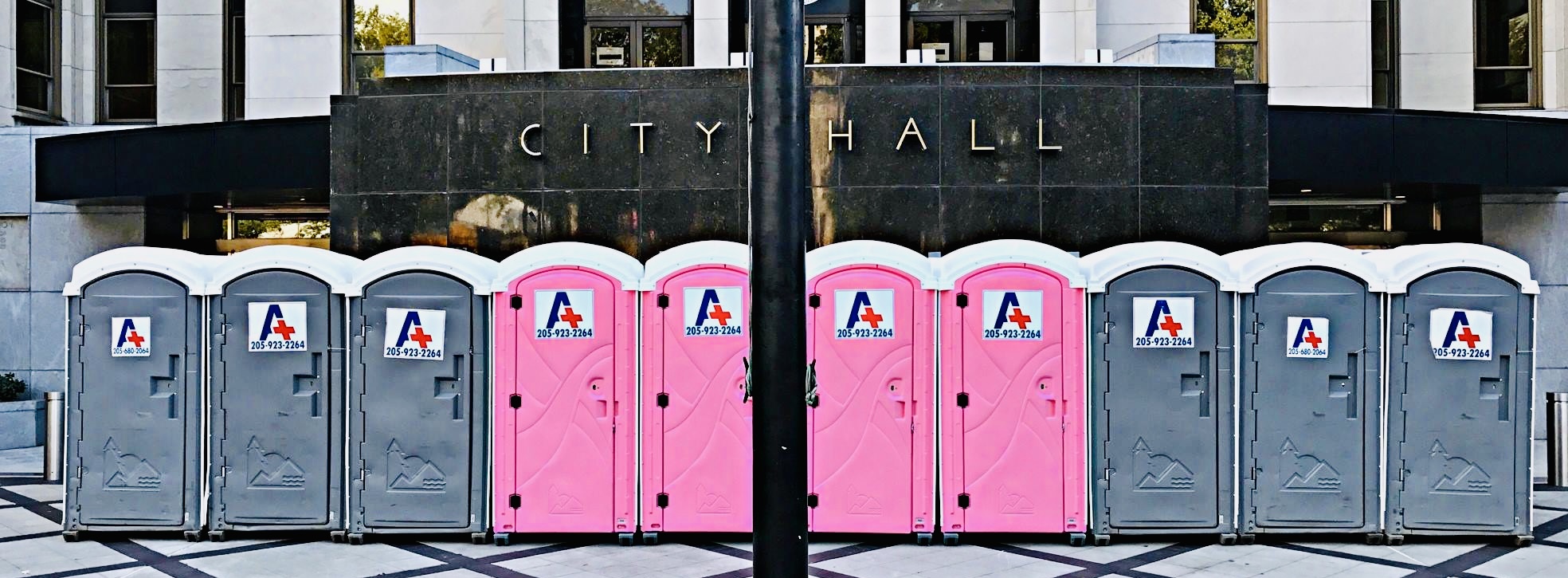 city hall restrooms